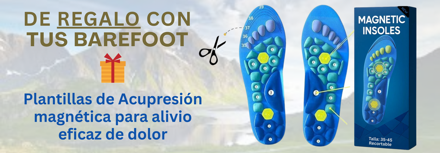 Plantillas de Acupresión magnética para alivio eficaz de dolor