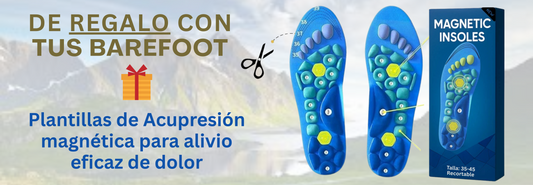 Plantillas de Acupresión magnética para alivio eficaz de dolor